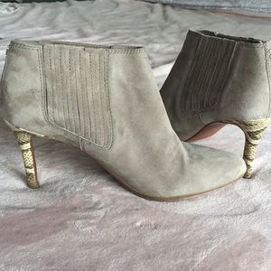 Coach suede booties